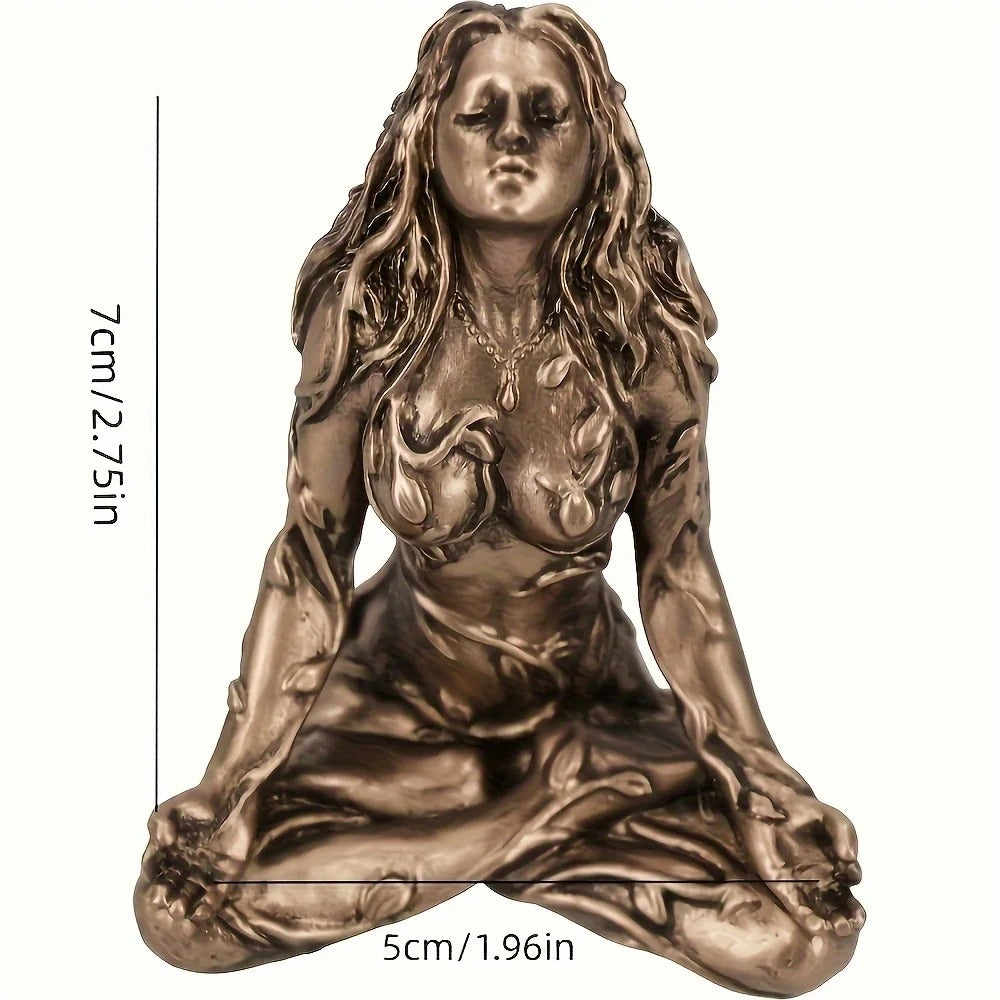 Sculpture déesse meditation dimension