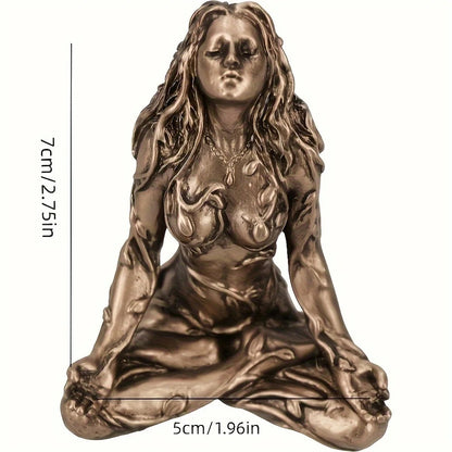 Sculpture déesse meditation dimension
