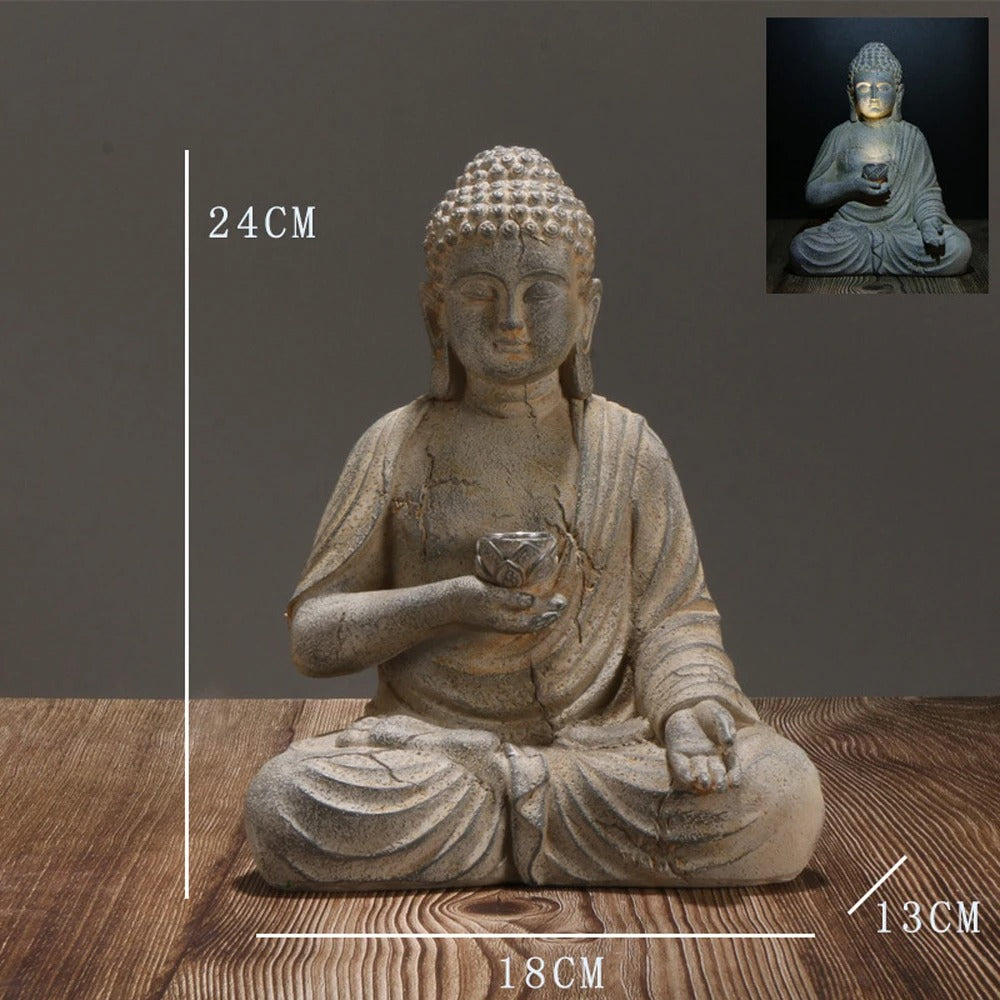 Sculpture jardin buddha dimension