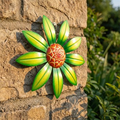 Décoration jardin fleur verte