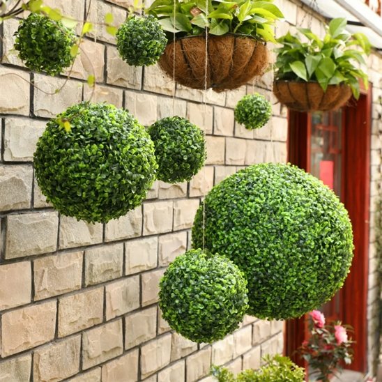 Décoration pour extérieur buisson suspendu