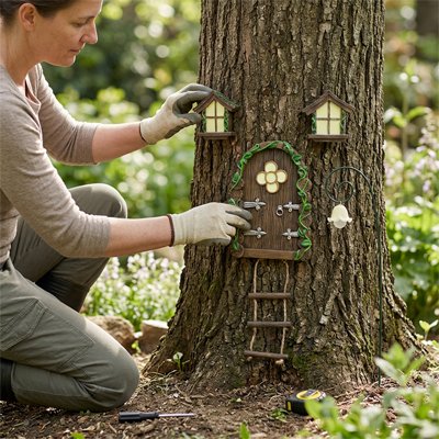 Décorations jardins ornement arbre outil