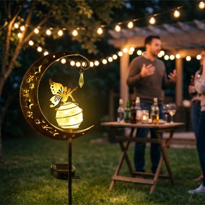 Lampe solaire extérieur fée