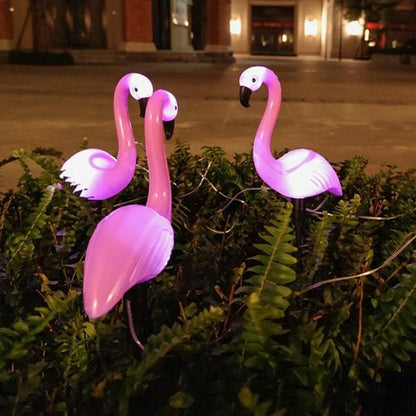 Lumiere exterieur flamand rose trio