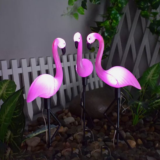 Lumiere exterieur flamand rose violacé tiro