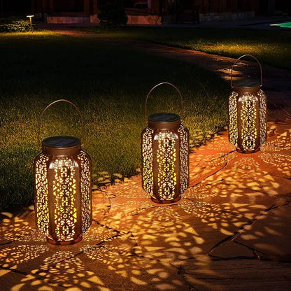 Lumière solaire extérieur trio
